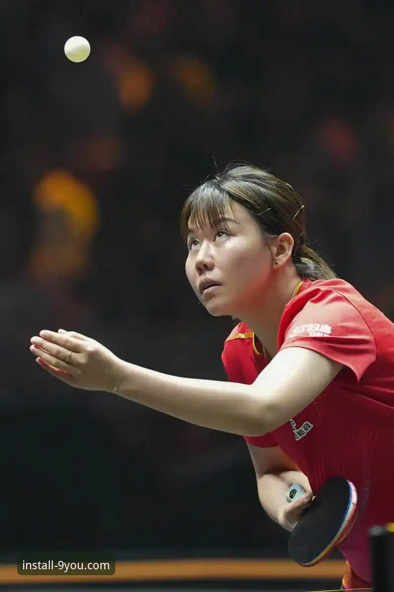陈幸同世乒赛首秀详解：正手护台全面压制，中国女乒3-0横扫台北